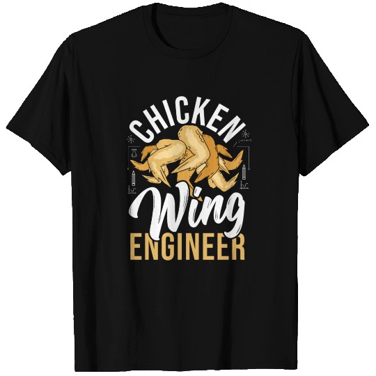 Chicken Wing Fan Fast Food BBQ Chef Chicken Wing T Shirts