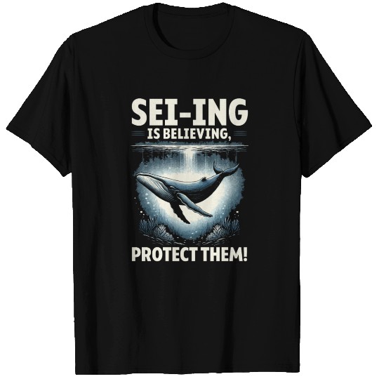 Endangered Species Sei Whale Animal Rights T Shirts