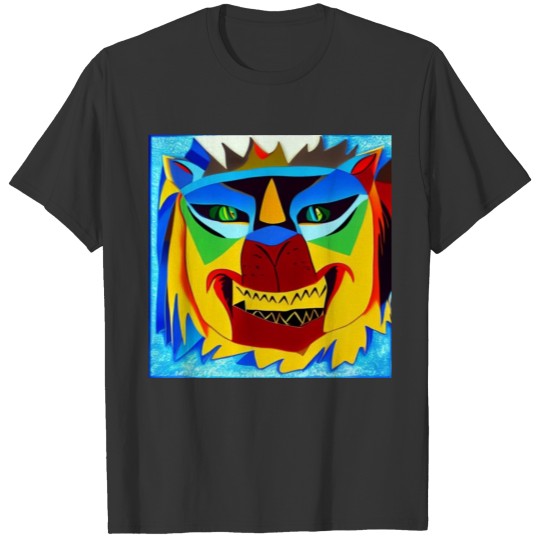 abstract lion T Shirts