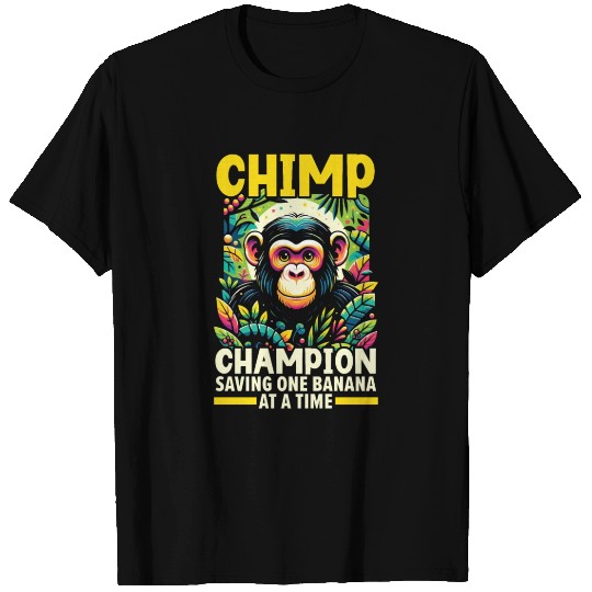 Endangered Species Chimpanzee Animal Rights T Shirts