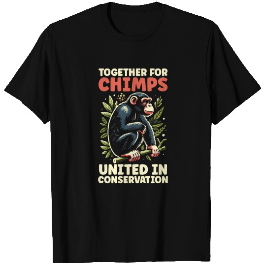 Endangered Species Chimpanzee Animal Rights T Shirts
