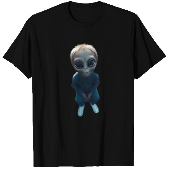 et with cool hair T Shirts