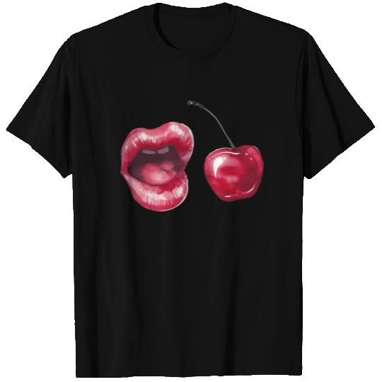 Cherry Lips T Shirts