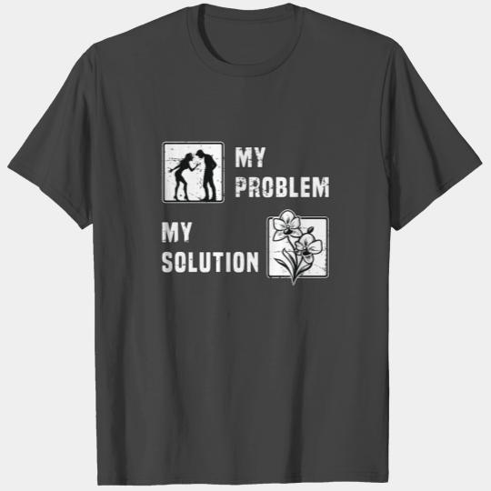 Orchid Lover My Problem My Pictogram Dad Mom T Shirts