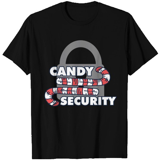 Candy Security Mom Dad Matching Birthday Costume T Shirts