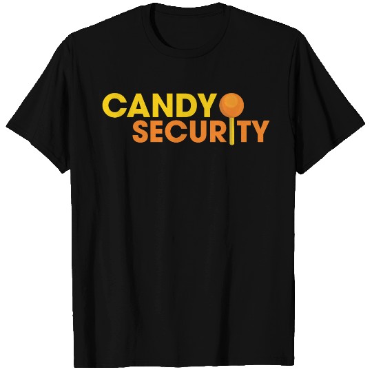 Candy Security Mom Dad Matching Birthday Costume T Shirts