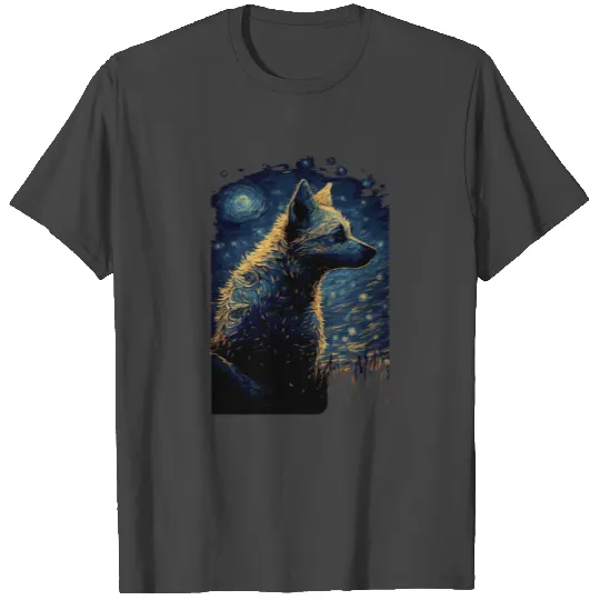 Hyena Starry Night T Shirts