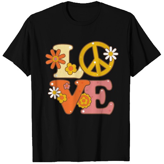 Peaceful Love - Floral Harmony T Shirts