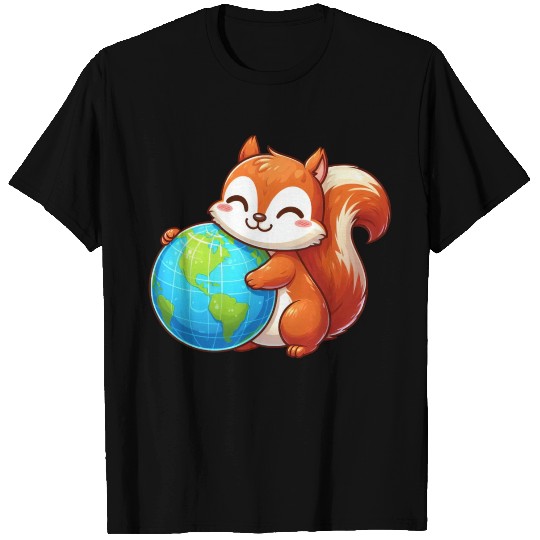 Squirrel for Environmental & Nature Conservation T Shirts