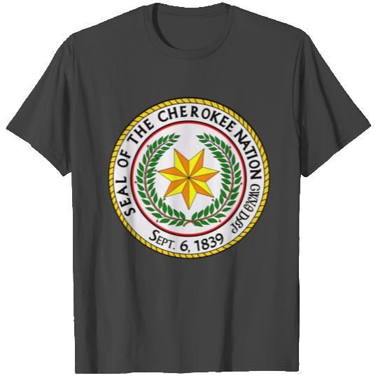 The Great Seal Of The Cherokee Nation Oklahoma T Shirts