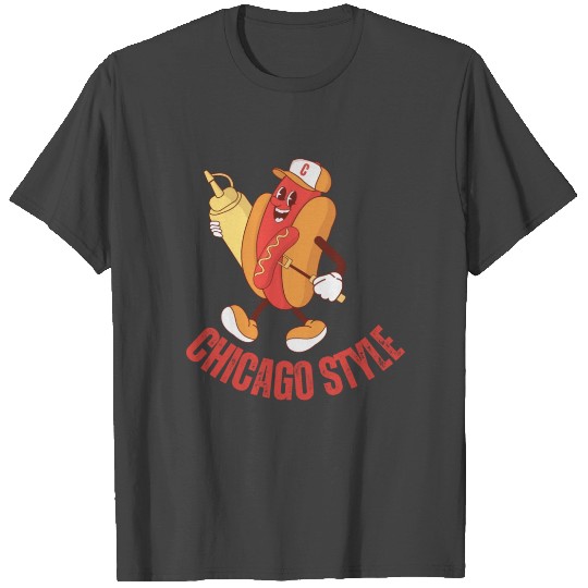 Chicago Style Hot Dog Lover T Shirts
