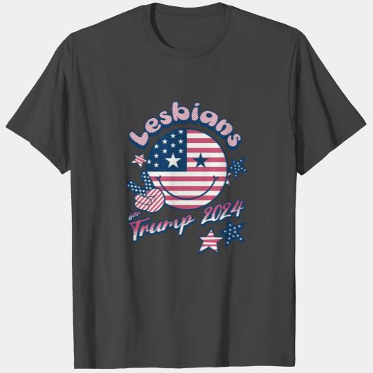 Lesbians for Trump Vintage Flag T Shirts