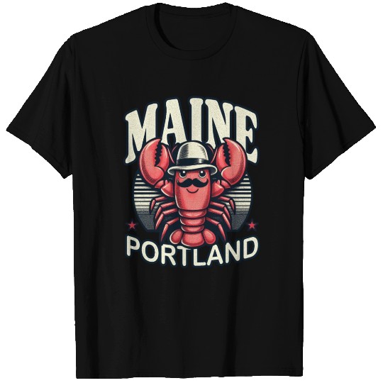 Portland Maine Lobster Tees, T Shirts& Accessories