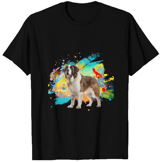 Saint Barnard Dog Lover, Dog Mom, Dog Dad T Shirts