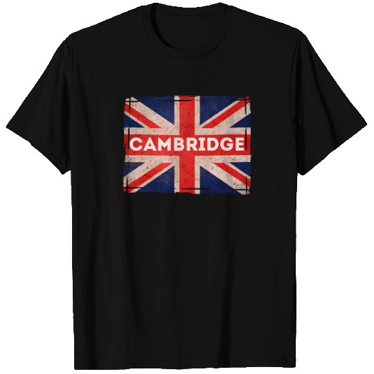 Cambridge Flag England UK T Shirts