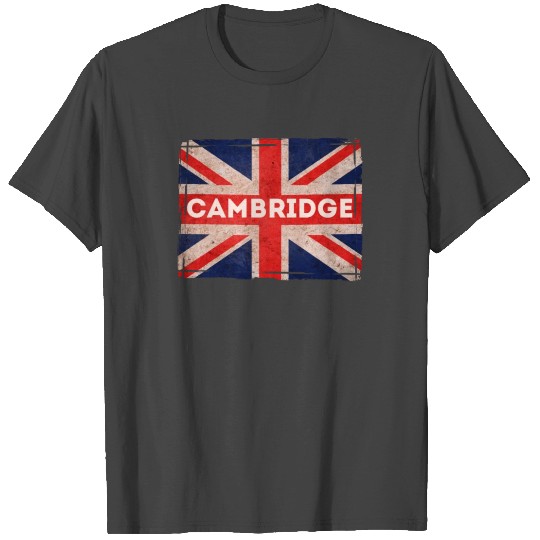Cambridge Flag England UK T Shirts