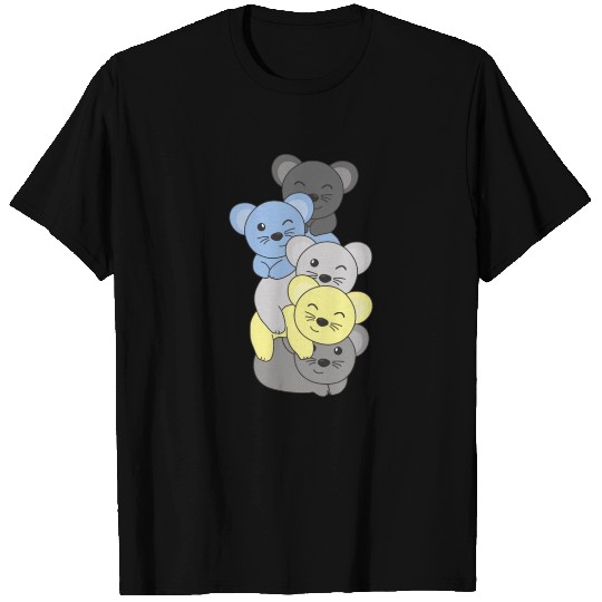 Periboy Flag Pride Lgbtq Cute Mouse Stack T Shirts