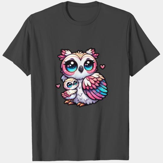 Proud Mother Owl With Her Baby T Shirts