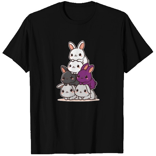 Bunny Demisexual Flag Pride Month Cute Bunny T Shirts