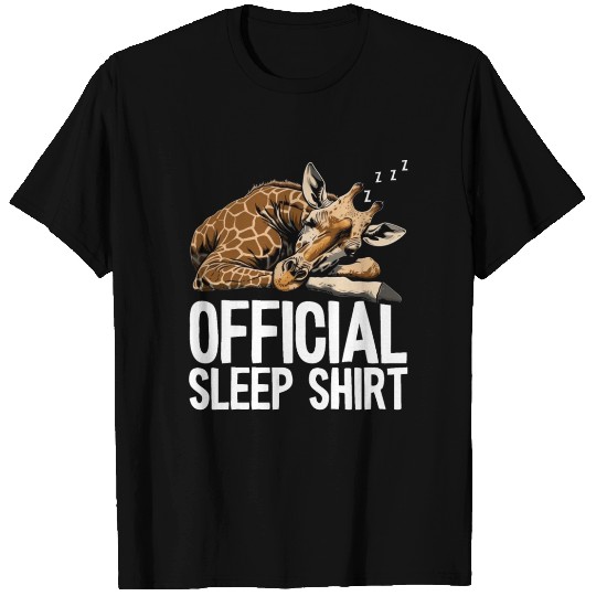 Giraffe Official Sleep T Shirts