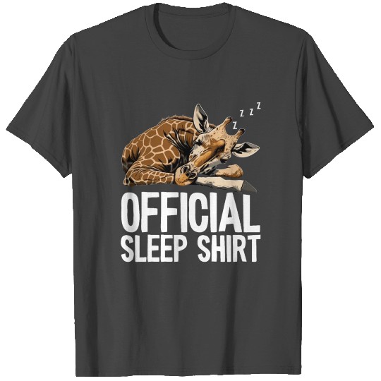 Giraffe Official Sleep T Shirts