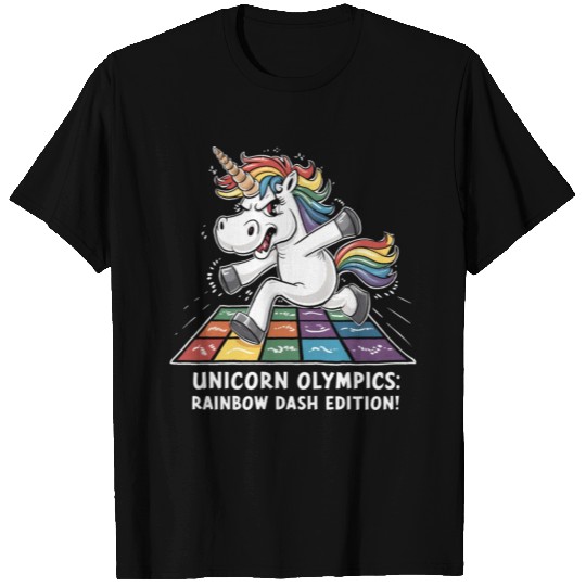 "Unicorn Olympics: Rainbow Dash Edition!" T Shirts