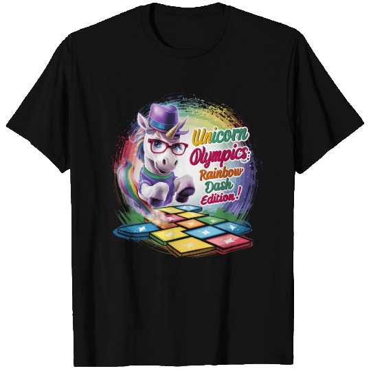 "Unicorn Olympics: Rainbow Dash Edition!" T Shirts