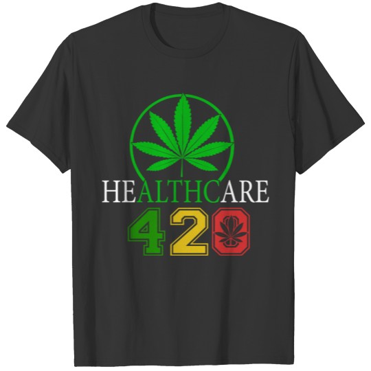 Silly 420 Healthy Herb Weed Marijuana Design T Shirts