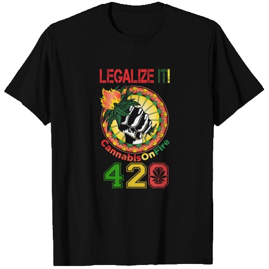 Comedic 420 Legal Herb Weed Marijuana Design T Shirts
