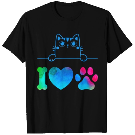 i love cat T Shirts