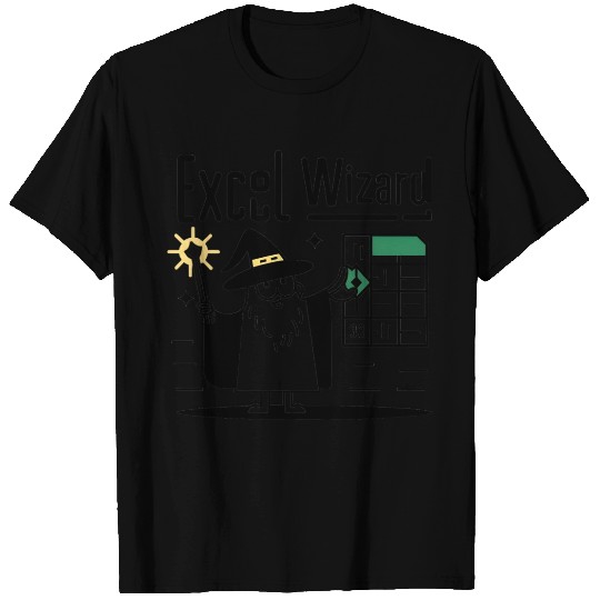 excel wizard funny accountant bookkeepers gift T Shirts