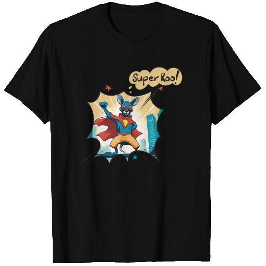 Super Roo Superhero Kangaroo T Shirts