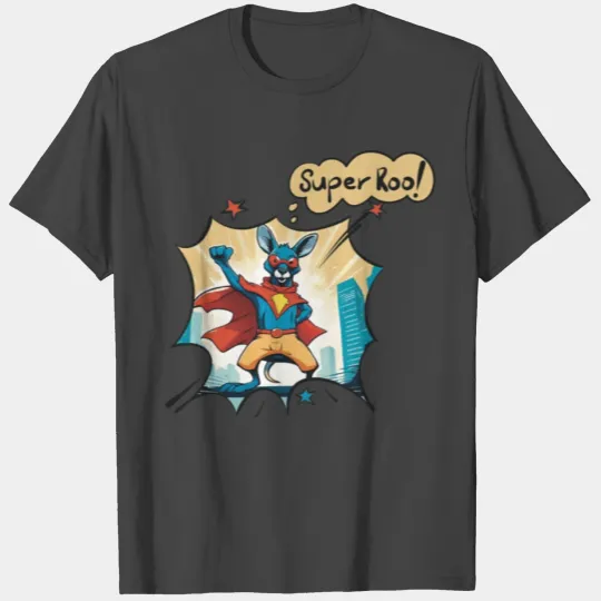 Super Roo Superhero Kangaroo T Shirts