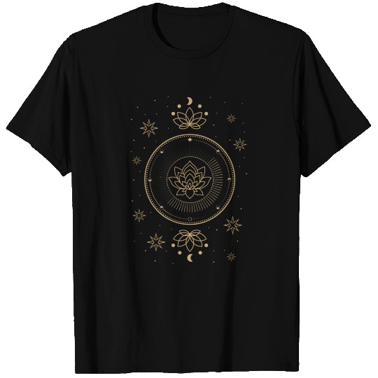 Celestial Flower Lotus Harmony T Shirts