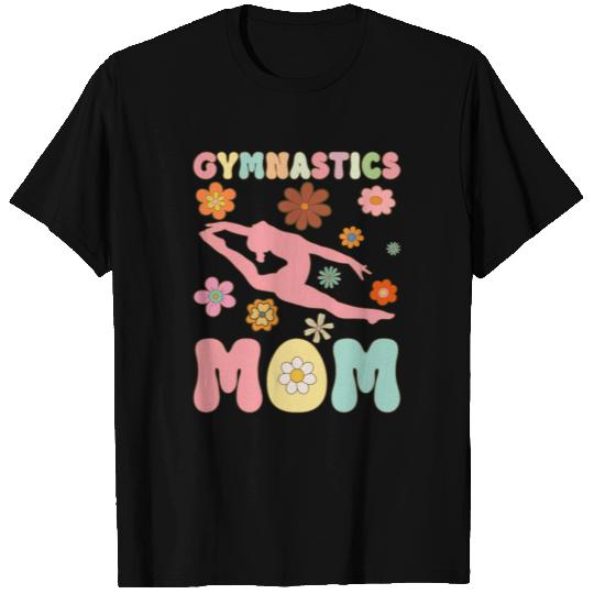 Gymnastics Mom Groovy Gymnast Acrobat T Shirts