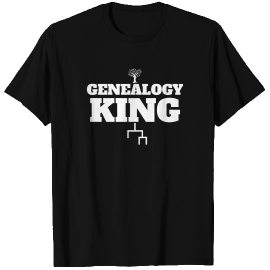 Genealogy King Family Genealogist Lineage Men's T Shirts