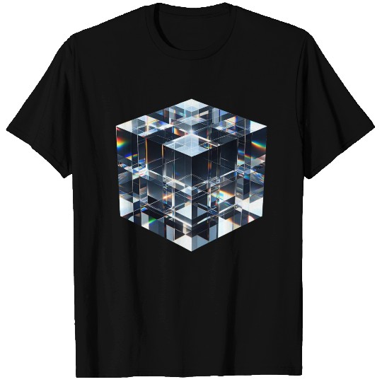 Abstract Crystal Cubes T Shirts