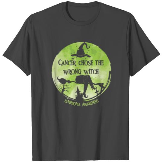 Cancer Witch Lime Lymphoma Awareness T Shirts