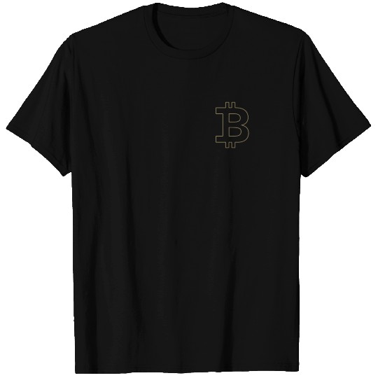 Bitcoin Silhouette Pocket Currency Store T Shirts