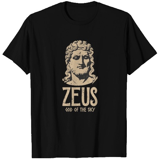 Zeus God of the Sky History T Shirts