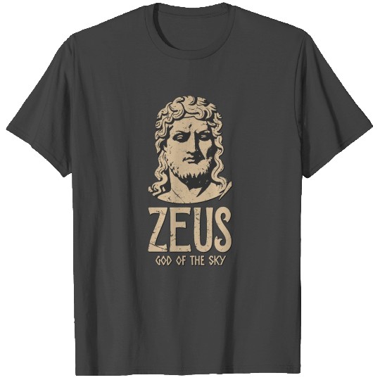 Zeus God of the Sky History T Shirts