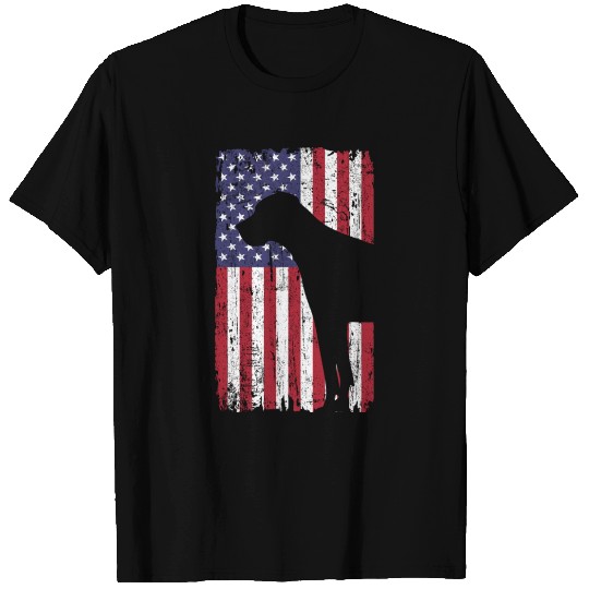 Great Dane Pride USA Flag T Shirts