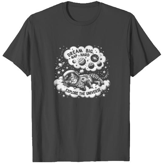 Cat Astronaut Astronomy Solar System Outer T Shirts