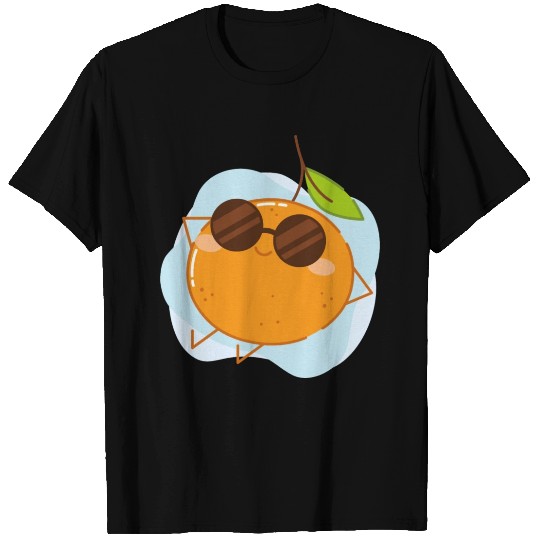 Cool orange summer beach T Shirts