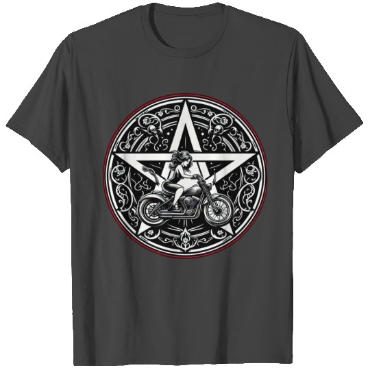 Pentagram witchy woman T Shirts