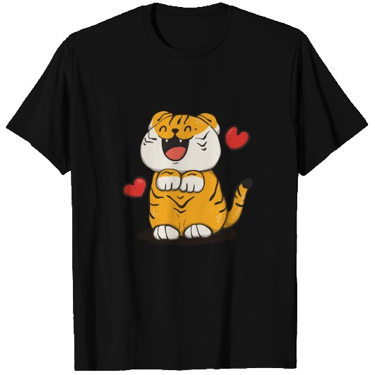 49Happy Puppy Tiger T Shirts
