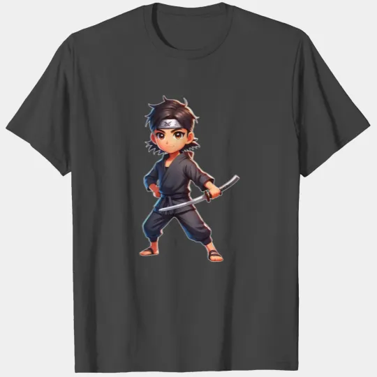 AI Teen Ninja Stance - Crazy Cool Kids T Shirts