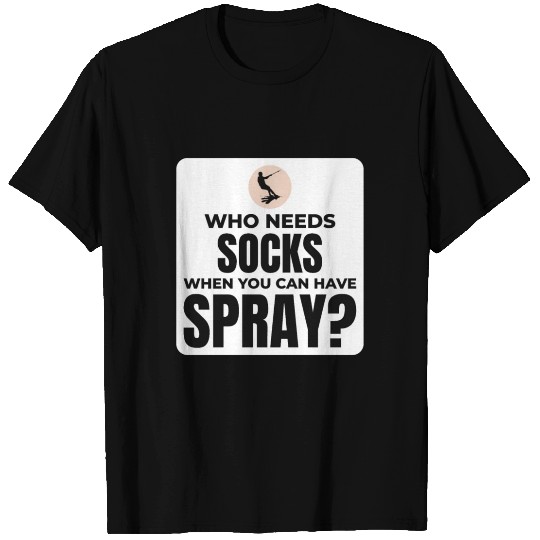 Barefoot Water Skiing Extreme Sports Barefooting T Shirts