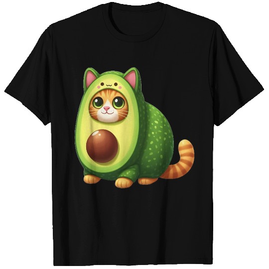 Avo-Cat - Feline Fruit Costume Fun T Shirts