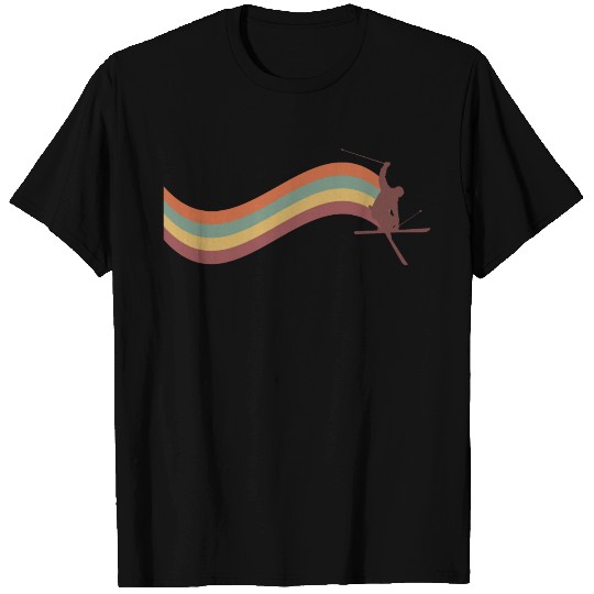 Skiing Mountains Winter sports Nature T Shirts